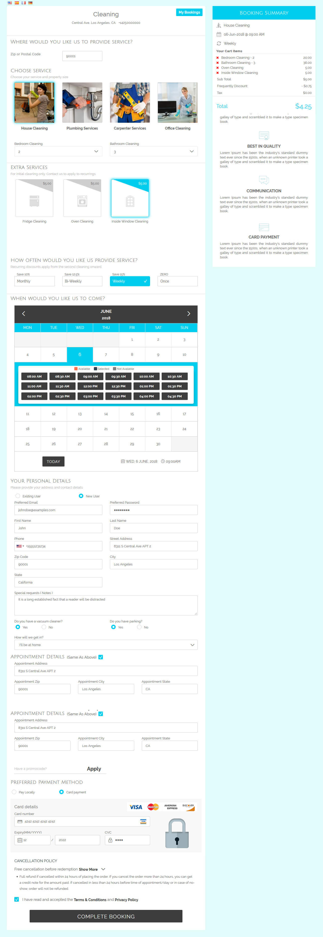 Online bookings management system for maid services and cleaning companies - Cleanto - 19