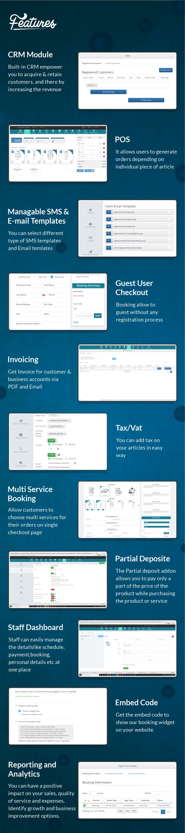 Laundry booking and management script - 7