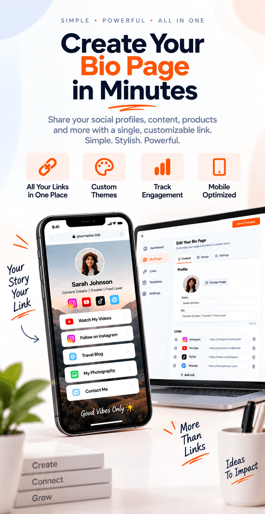 aiQRlink Bio Page