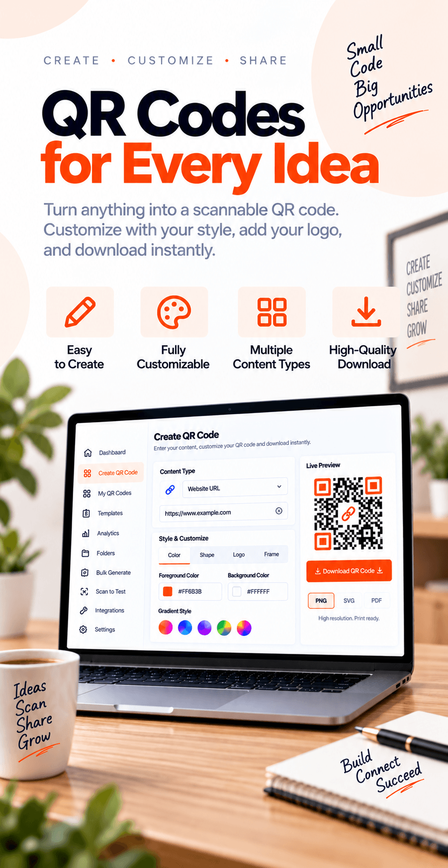 aiQRlink QR Code Generator